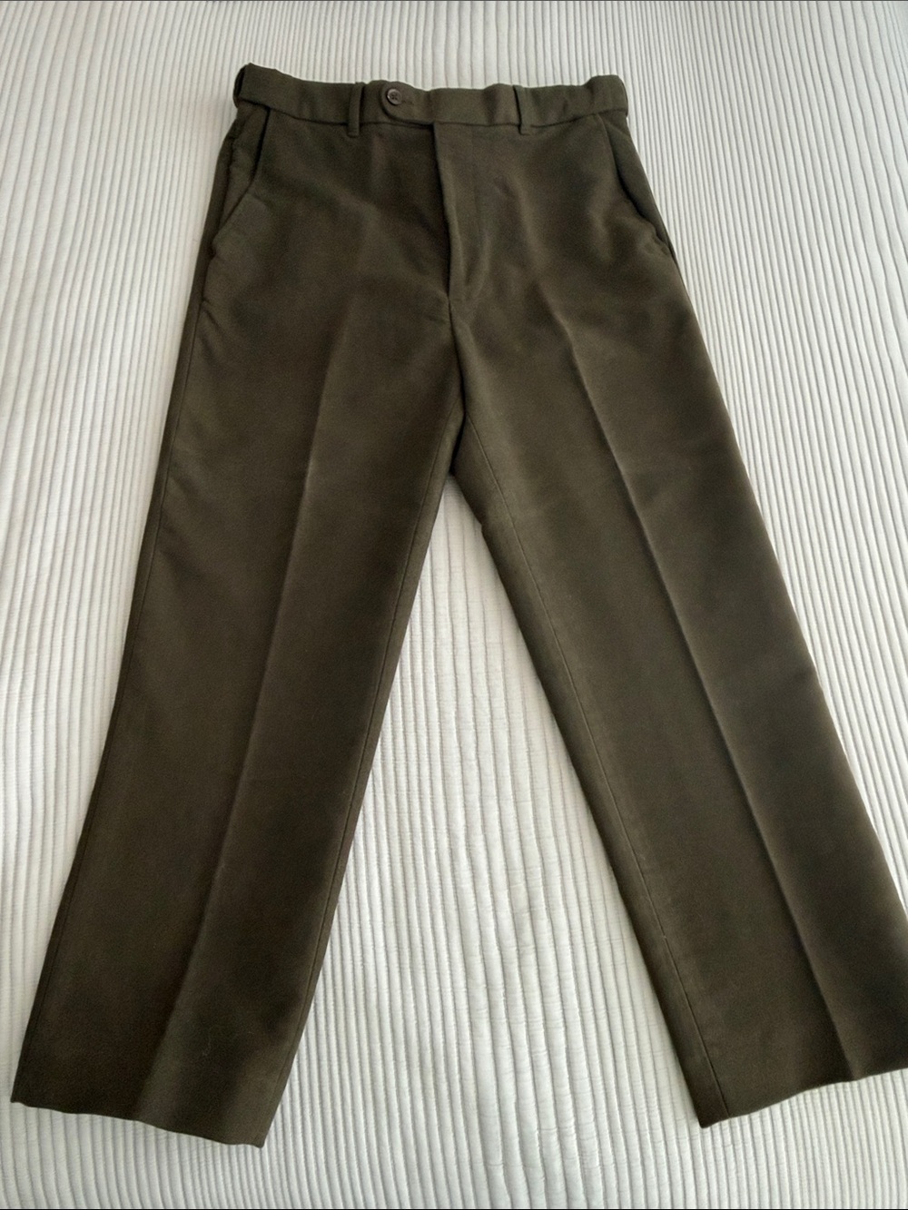 Peter Christian Olive Brown Dress Pants 34/32